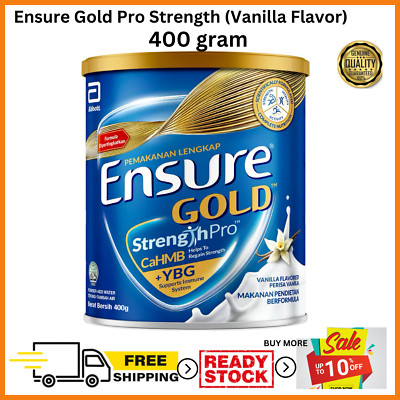 Abbott Ensure GOLD Strength Pro (Vanilla 400g ) for Middle-Age Elderly FREE SHIP
