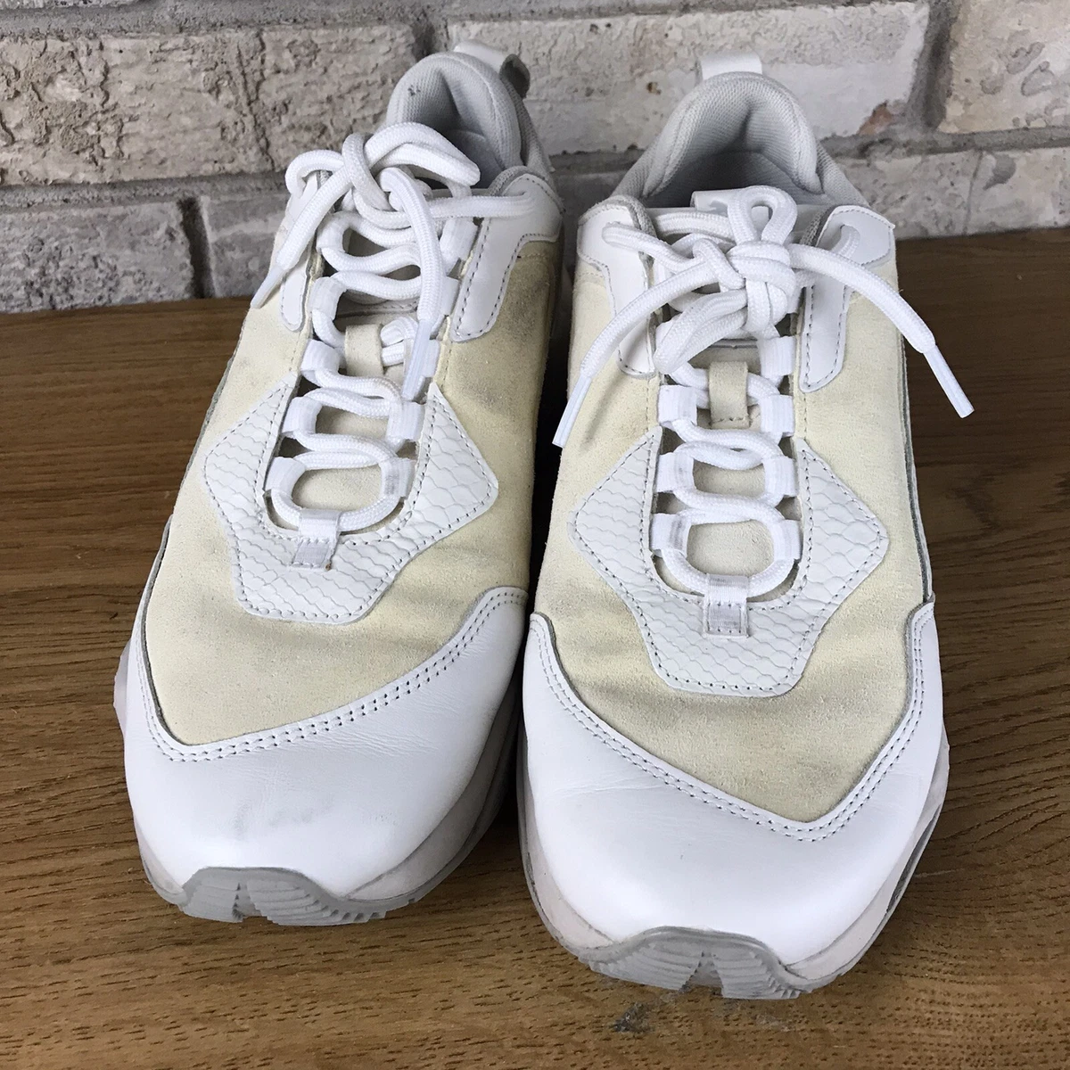 su filtrar Cabina Puma Thunder Desert Bright White Cream Mens Size 9 Model 367997 03 Shoe |  eBay