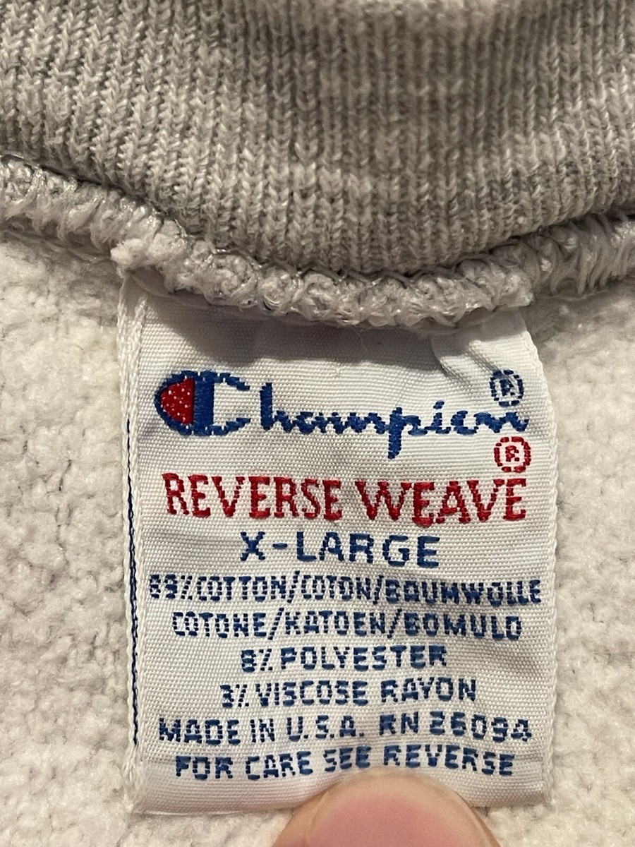 Vintage 80s 90s Holy Cross Champion Reverse Weave Crewneck