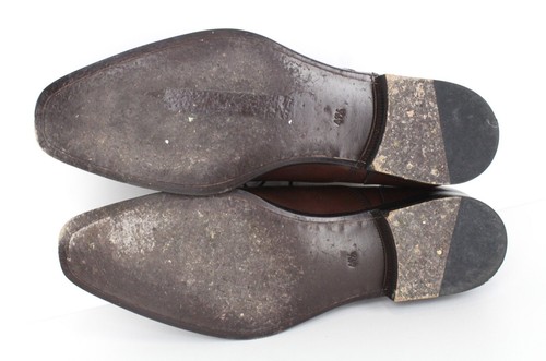 SUITSUPPLY Men Formal Shoes EU41.5 Brown Genuine Leather Laced Low-Top Classic - Picture 8 of 12