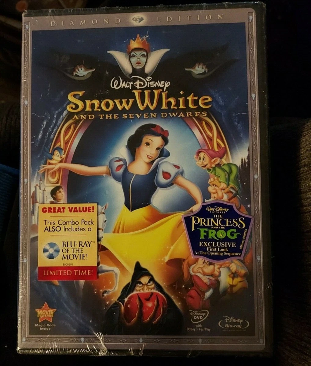 Disney Snow White and the Seven Dwarfs(DVD,2009,3-Disc Set) TESTED