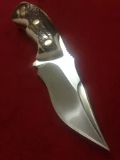 RaB Handmade FullTang D2 Clip Point Camping, Skinning, Outdoor Hunting EDC Knife