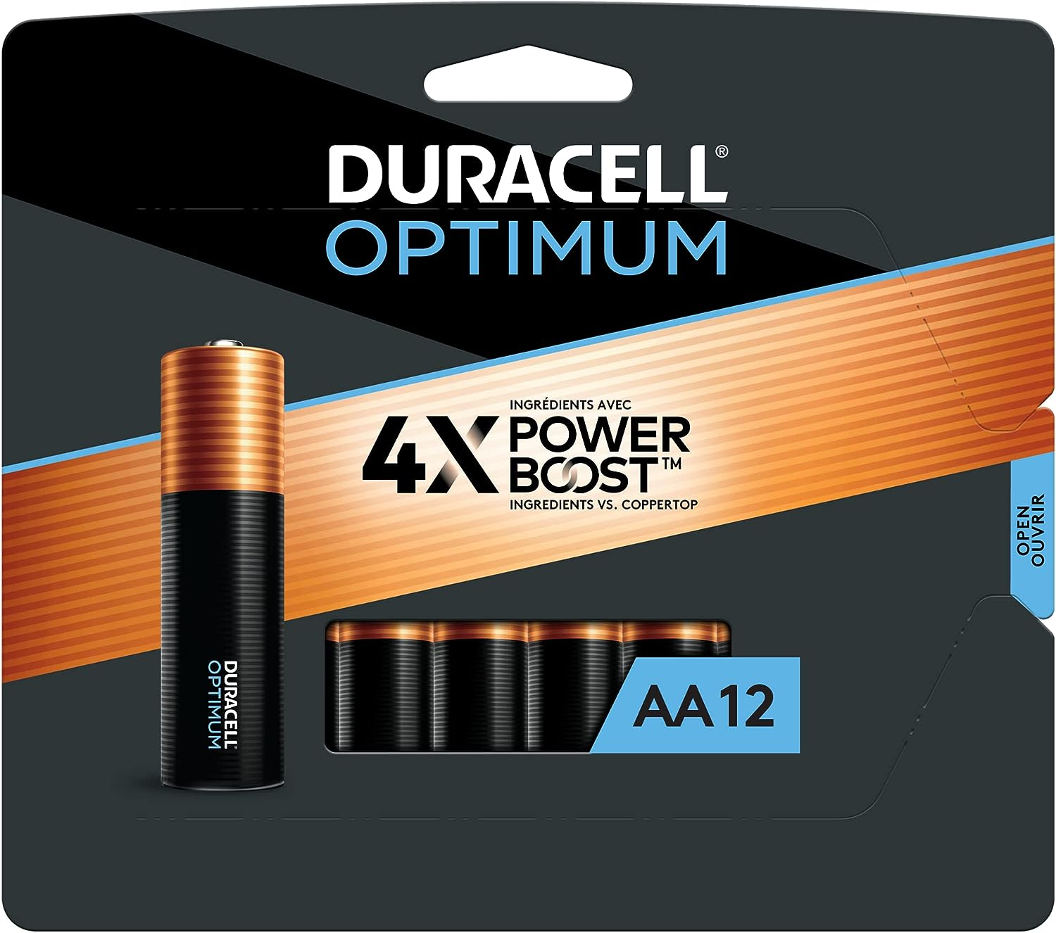 Optimum AA Batteries Power Boost Ingredients 12 Count Pack Double a Battery ✅✅-image