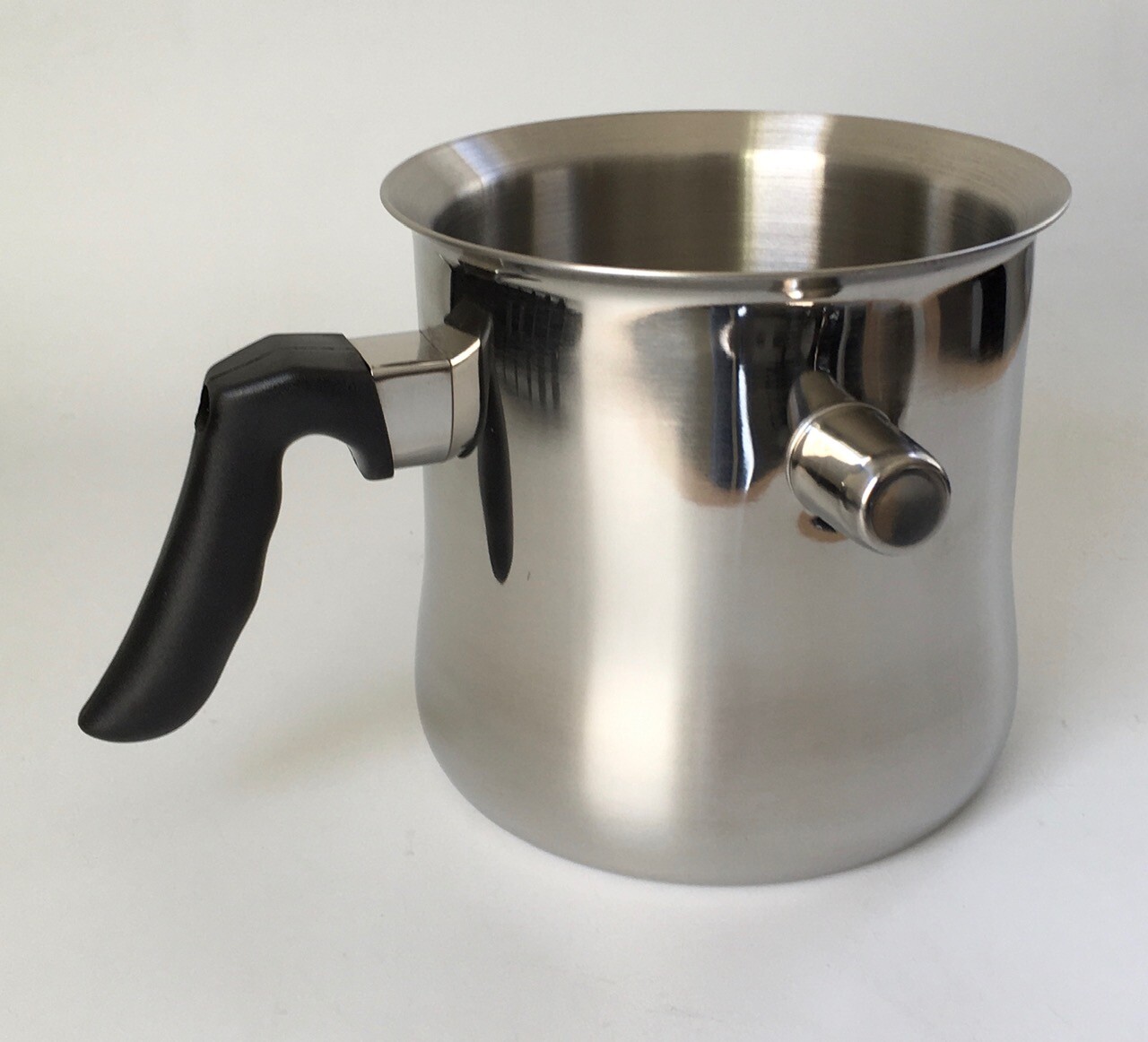 Simmertopf Milchtopf Edelstahl doppelwandig, 1,2 Liter Gas Elektro o. Ceranherd
