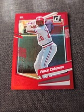 2023 Donruss Baseball Base Holo Red #184 Vince Coleman /2023 Cardinals