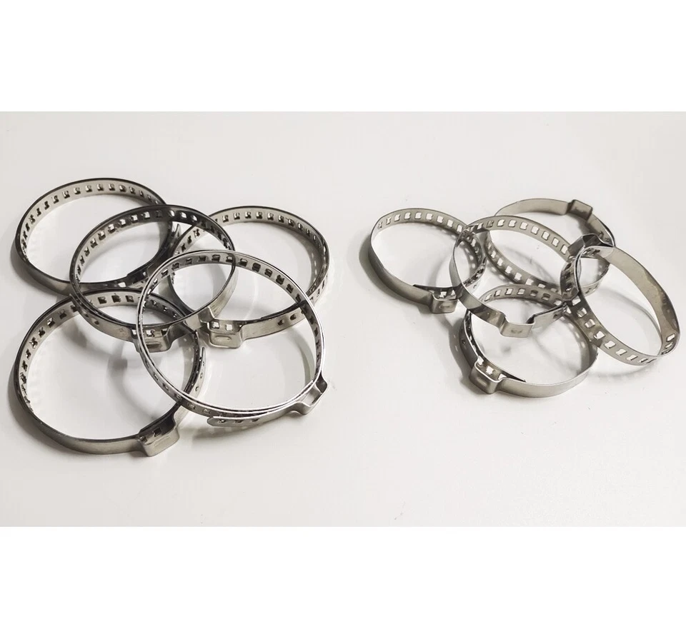 10件装通用可调节轴CV接头靴压接夹小型和大型套件美国 — 第 4/4 张图片