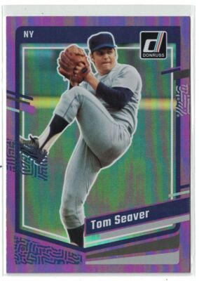 2023 Donruss Baseball Holo Purple Tom Seaver New York Mets #190