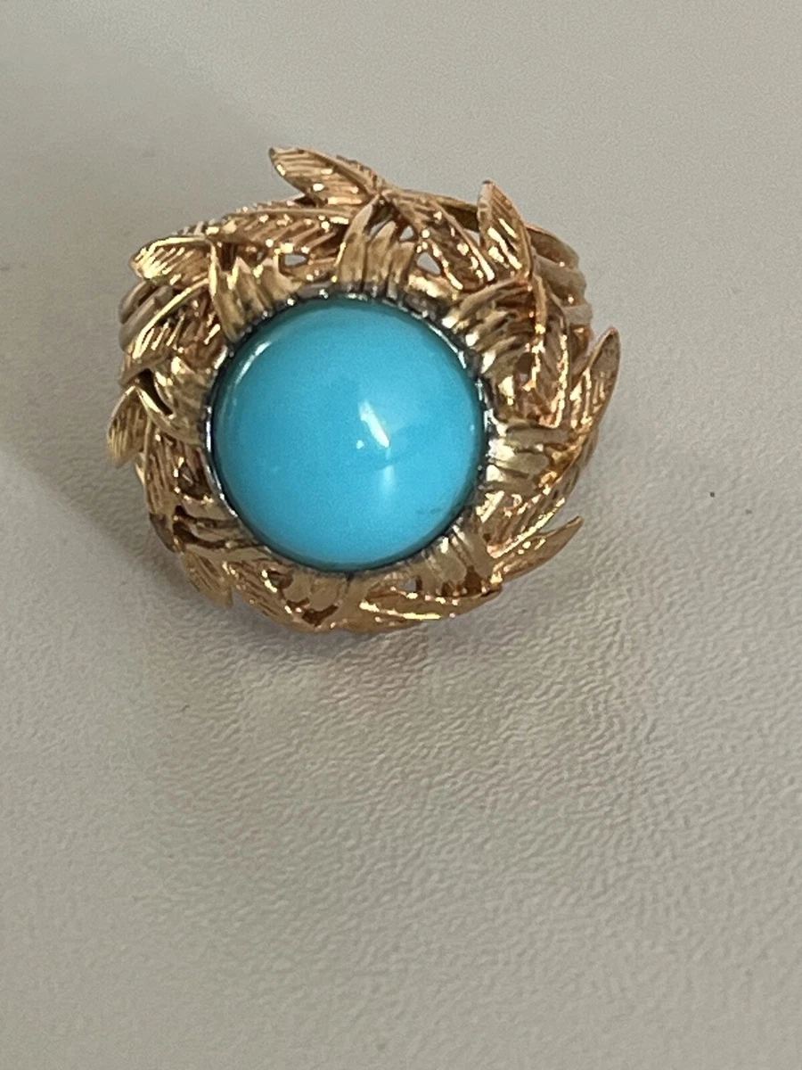 Bague dorée pierre ajustable - France