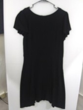 Loft Women's sz 12 Black Cap Sleeve Dress NWOT