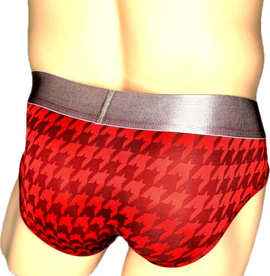 Ropa Interior Papi Hombre ROJO RAVE PATA DE GALLO TALLA M Foto 3 de 3