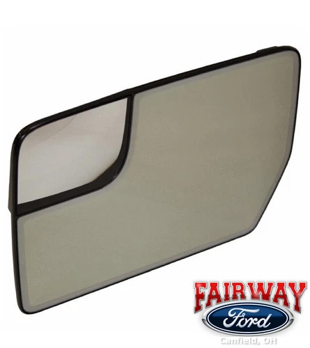 11 thru 14 F-150 OEM Ford Left Driver Heated Mirror Glass BL3Z-17K707-E