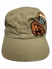 California Patches on Tan Youth Cadet Cap  Gap Kids L/XL