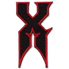 The X Logo Rapper Symbol Embroidered Iron On Patch