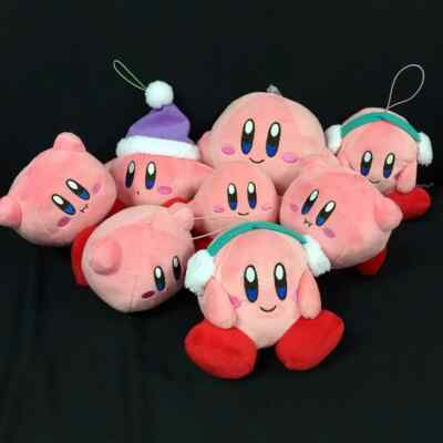 Kirby Plush Mascot Keychain Key Ring Kirby Nintendo Japan Toy Gift by Random 1P