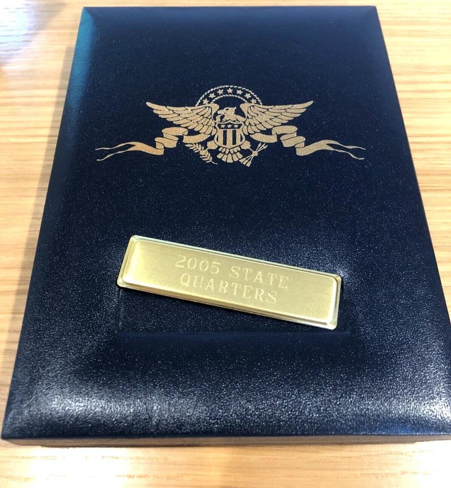 2005 State Quarter Collection uncirculated COA, case, tag * 10 U.S. coins * UCG - Image 3 of 4