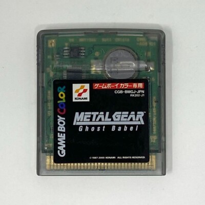 Metal Gear Ghost Babel Nintendo Game Boy Color GBC Japanisch Ver Getestet