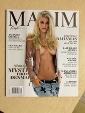 march 2017 Maxim (Silver Print) #221 Nina Agdal sexy cover Retail issue