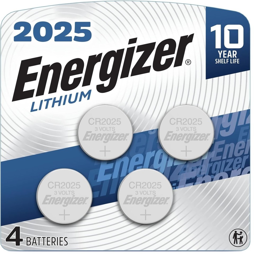 Energizer 2025 Lithium Batteries 12 PACK 2025BP-4 3v CR2025 Fresh Exp ...