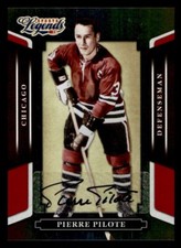 2008 Donruss Sports Legends Mirror Red Hockey #58 Pierre Pilote Auto /539