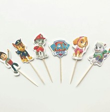 24 Pcs, paw patrol Cupcake Toppers Kids Birth...