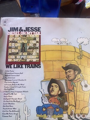 JIM & JESSE McREYNOLDS DIESEL ON MY TAIL/ WE LIKE TRAINS VINYL 2-LP SET 139-46W