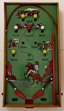 flipper in legno anni 70 cowboys,  (cow-bois flipper) ottime condizioni