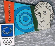 LE 2004 Athens Olympic Cities Alexander the Great Games Mark Olympic Pin