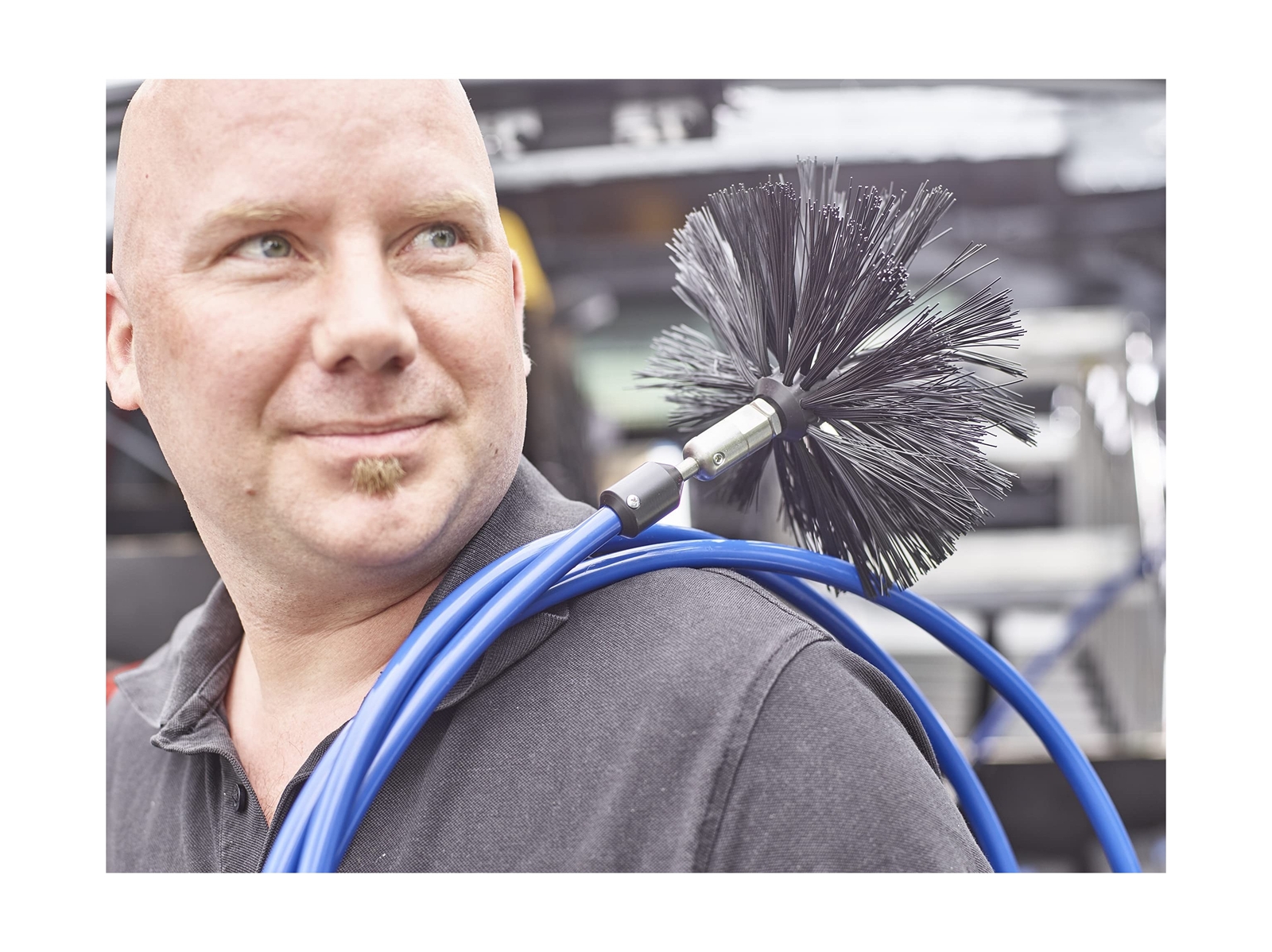 Wohler Rotary Brush M1016' Set Air Duct & Dryer Vent Cleaning Tool