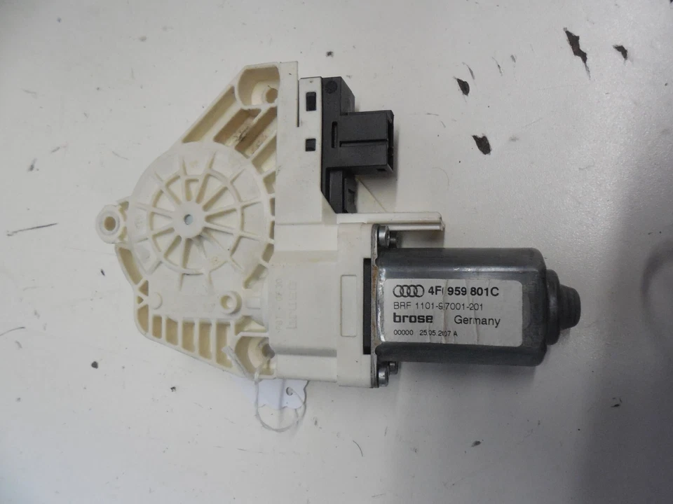 05-09 Audi A6 Quattro C6 A6 Sedán Puerta Trasera Izquierda Ventana Cristal Motor 4F0959801C Foto 4 de 4