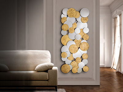 Wandspiegel XXL Spiegel Flurspiegel Designerspiegel Designspiegel CIRZE gold