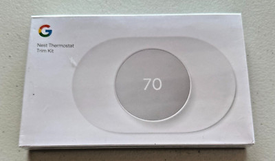 Google Nest Thermostat Trim Kit - Snow White (GA01837-US) Brand NEW Sealed