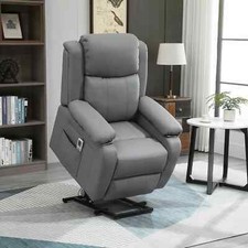 itzcominghome Modern electric Recliner Massage Chair Leather Armchair Lounge NEW