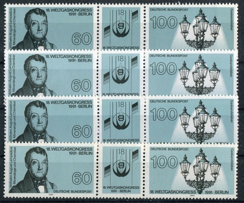 Prophila Collection Andorra – Französische Post Dreierstreifen 418-419, Postfrisch MNH 1990