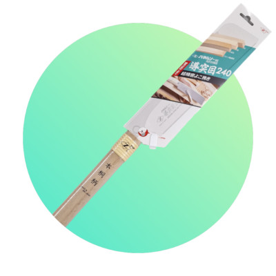 ZetSaw Japanische Dozuki Zapfensäge 240 mm Superfein Paneelsäge - 7055 Gratis Sägekoffer