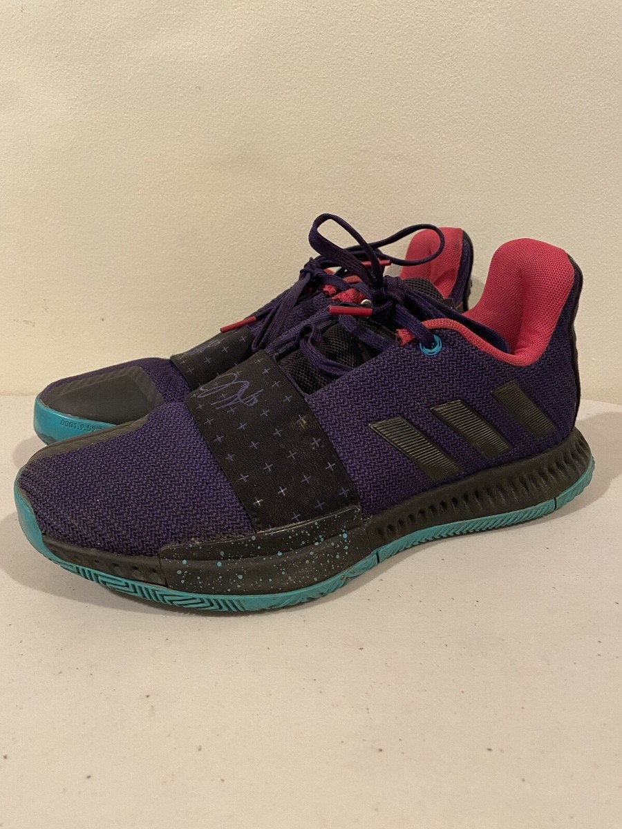 ADIDAS HARDEN J 'Drew League' Black Aqua Men's Sz Basketball  Shoes