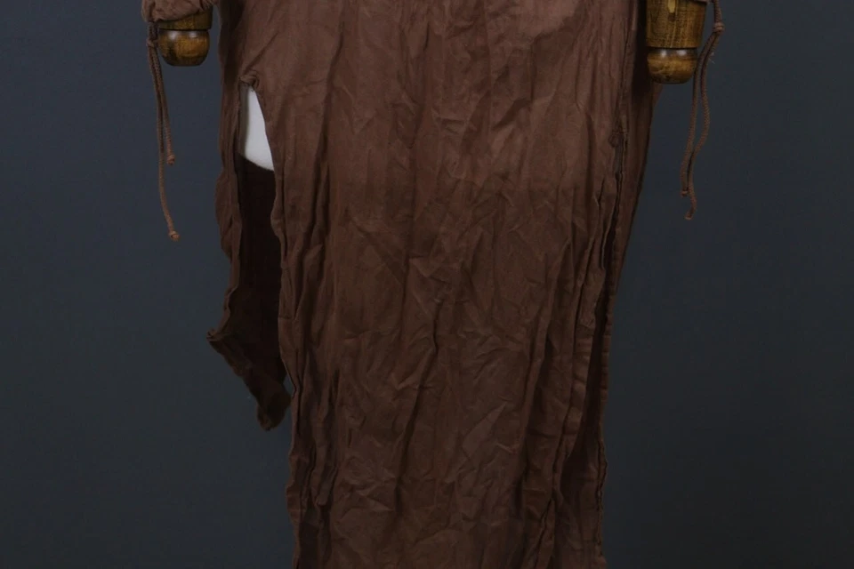 Nolita Denimes Brown Long Sleeve Button Front Long Maxi Dress Size 44 - image 3 of 4