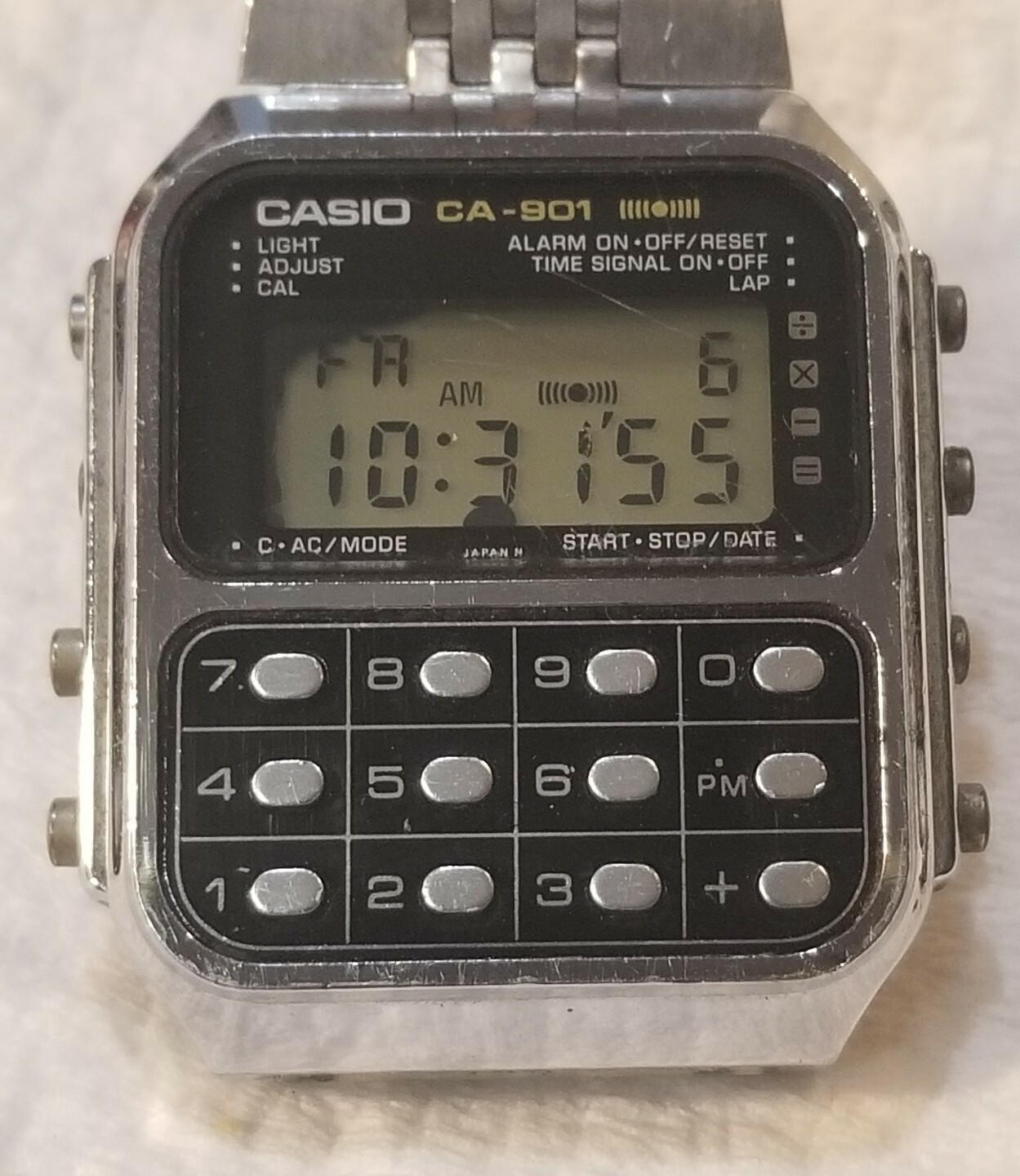 vintage casio calculator watch