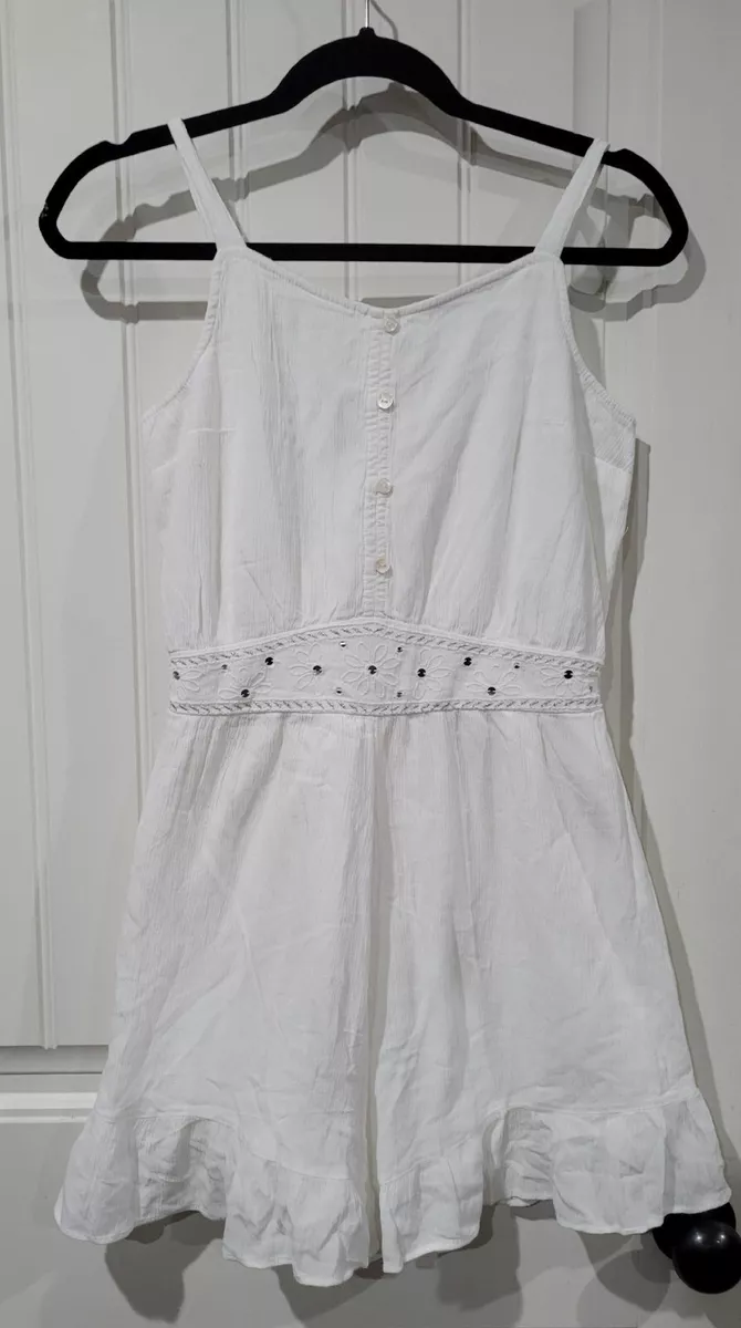 Justice clearance white dress