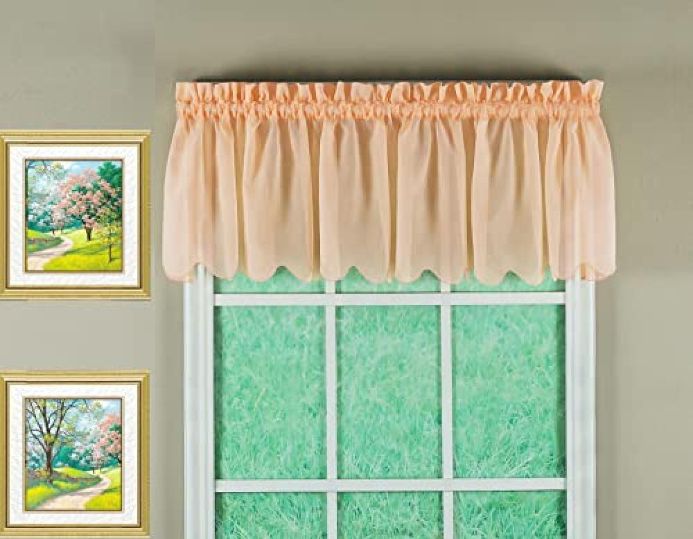 (TG. Valance 60W x 14L) Today's Curtain Emelia - Mantovana in voile originale, 3
