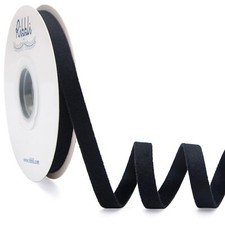 Black Double Face Velvet Ribbon 3/8" x 10 Yards Christmas Tree Gift Wedding