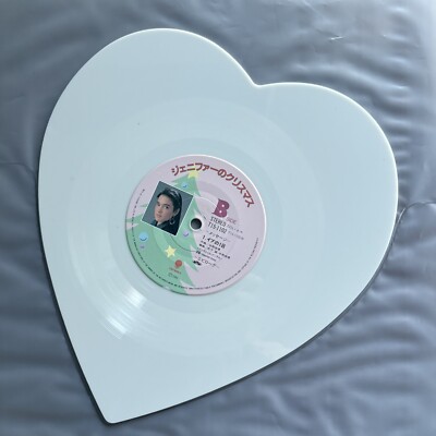 JENNIFER CONNELLY Jennifer's X'mas JAPAN white HEART SHAPED vinyl