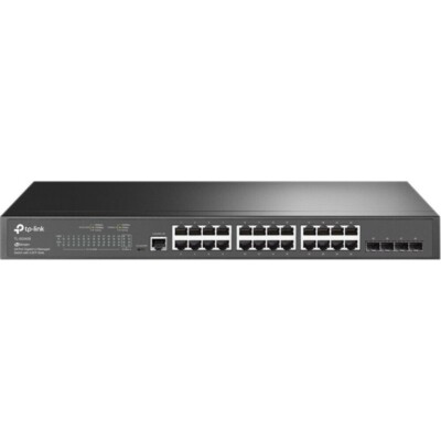 TP-LINK JetStream 24-Port Gigabit Smart L2+ Managed Switch with 4 SFP Slots