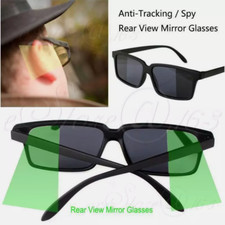 Rear View Mirror Glasses Sunglasses Behind Vision Eyewear Anti-Tracking Anti-Spy