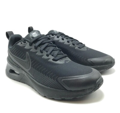 NEW* MEN Nike AIR MAX NUAXIS TRIPLE BLACK ANTHRACITE (FD4329 004