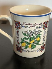 Vtg Lipton Special Teas Mug Chamomile, Cinnamon, Lemon England