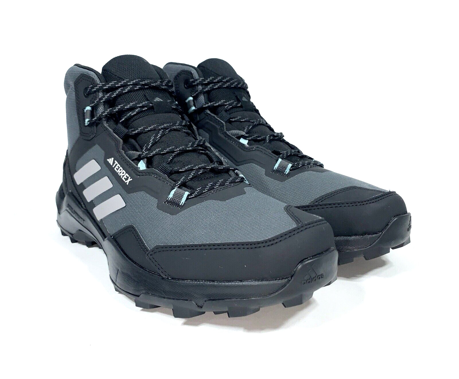 adidas Terrex AX4 Mid Gore Tex Hiking Shoes Gray Black HQ1049 Women 11.5/ Men 10 image 3