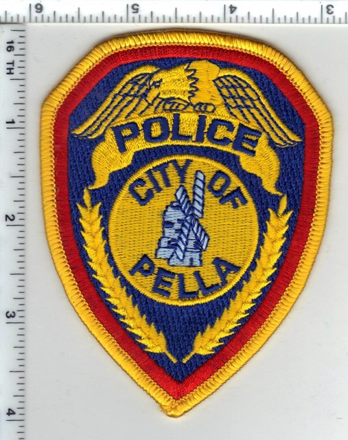 City of Pella Police (Iowa) Shoulder Patch new from the 1980's eBay