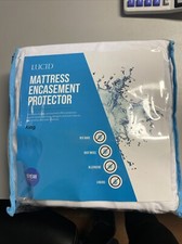 LUCID Hypoallergenic 100 Waterproof Mattress Protector-King Size