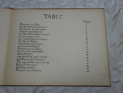 1921 Military Chants Songs Avanti! Fanfan La Tulipe French Delaw Illustrations - Bild 5 von 9