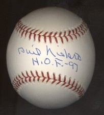 Phil Niekro Autographed Baseball Authent TRI-STAR Hidden Treasures Platinum #1/1